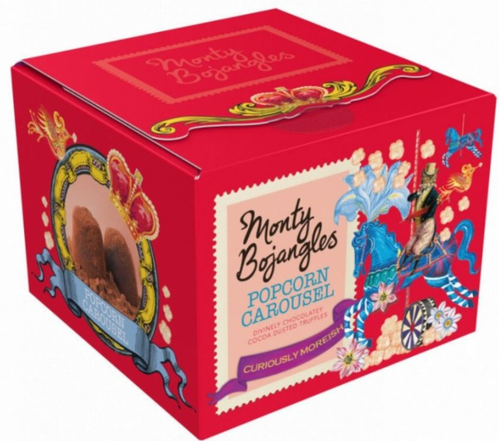 Трюфели шоколадные т.м. Monty Bojangles Popcorn Carousel Curious Truffles 150 гр  #1