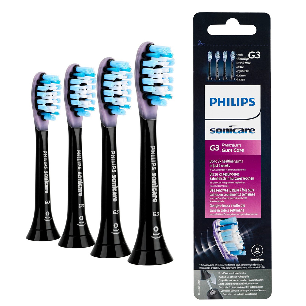 Сменные насадки для зубных щеток Philips Genuine Sonicare Premium Gum Care, Philips Toothbrush Heads #1