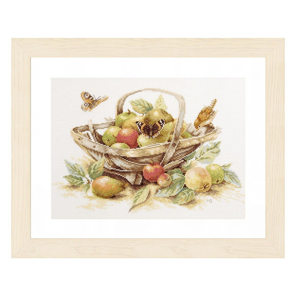 Набор для вышивания Lanarte (Голландия) Медовые яблоки (лен) PN-0007960 (34261)  #1