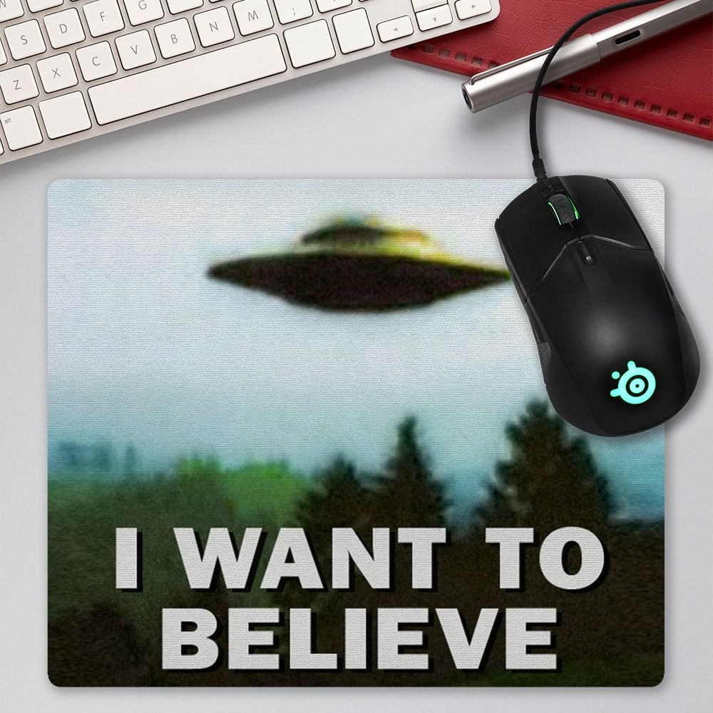 Коврик для мышки The X-Files - I want to believe #1