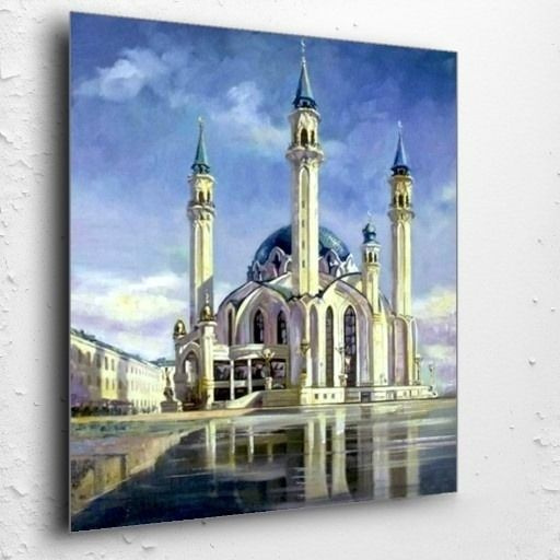 Картина по номерам на холсте 40х50 с подрамником "Мечеть Кул-Шариф"  #1