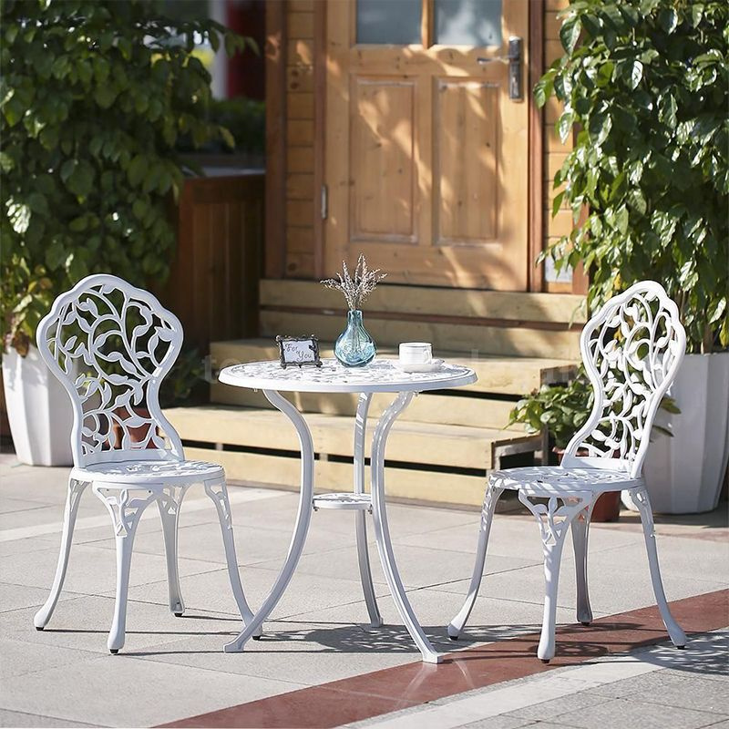 Комплекты садовой мебели,Комплект из 3 небольших столов Для бистро бронзовый цвет  #1