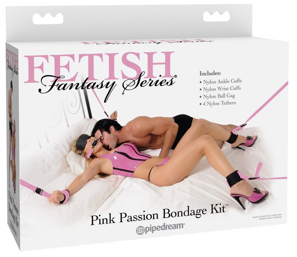 Pipedream Бондажный набор Pink Passion Bondage Kit #1