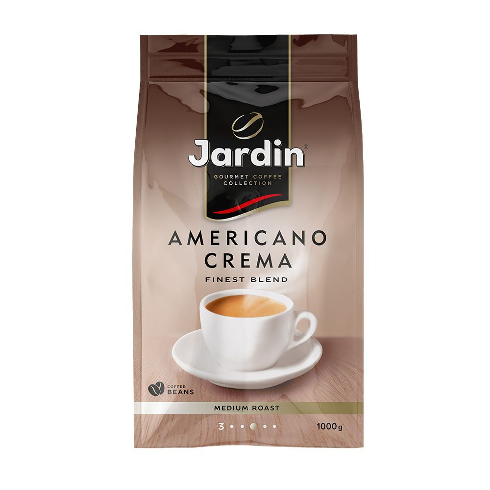 Кофе в зёрнах Jardin Americano Crema, арабика, робуста, 1 кг #1