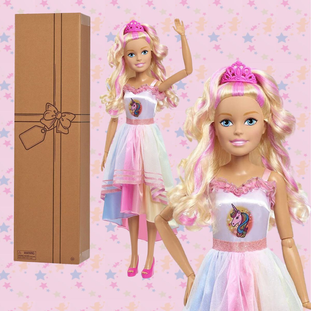 Кукла Barbie Лучшая подружка с единорогом 70 см #1