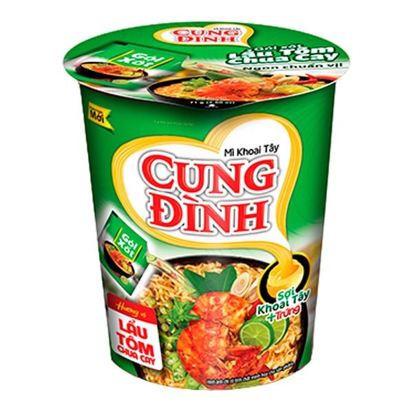 KOOL Лапша-суп б/п со вкусом креветки, CUNG DINH, стакан 71 г * 5 шт.  #1
