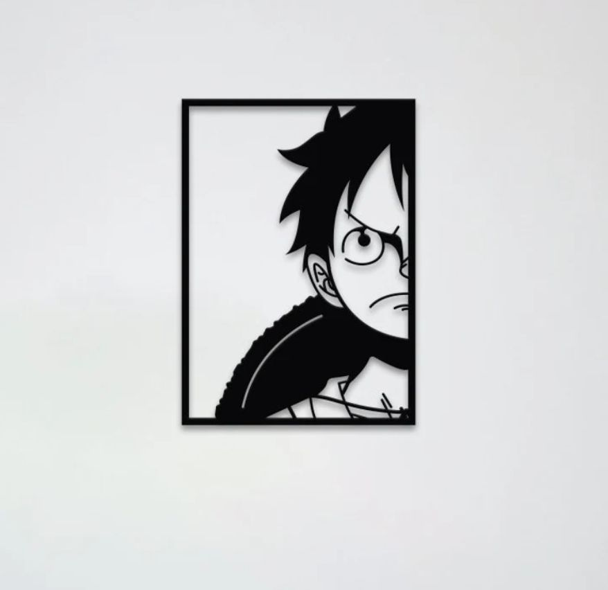 Панно 50 Монки Д. Луффи из аниме и манга "One Piece", наклейка на стену, картина  #1