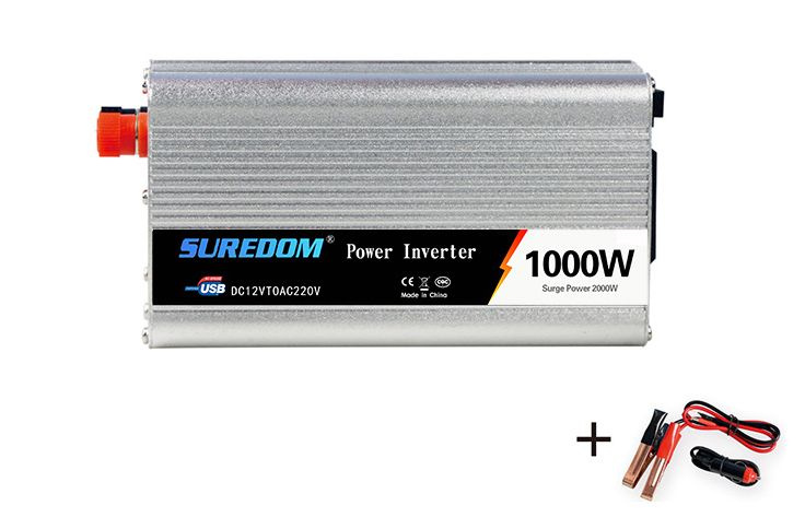Автомобильный инвертор SUREDOM 1000W (DC-AC), 12В-220В, 1000 Вт #1