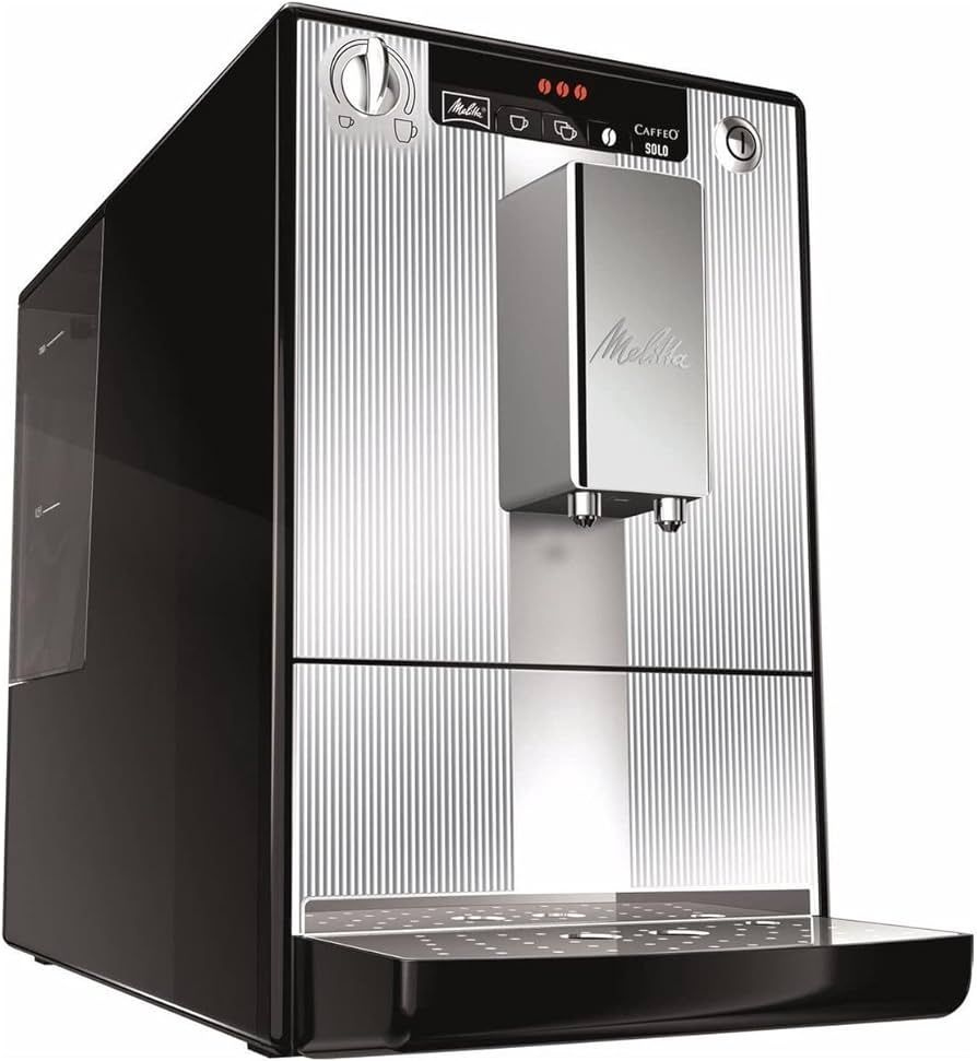 Кофемашина Melitta Caffeo Solo E950-207 Silver Stripes #1