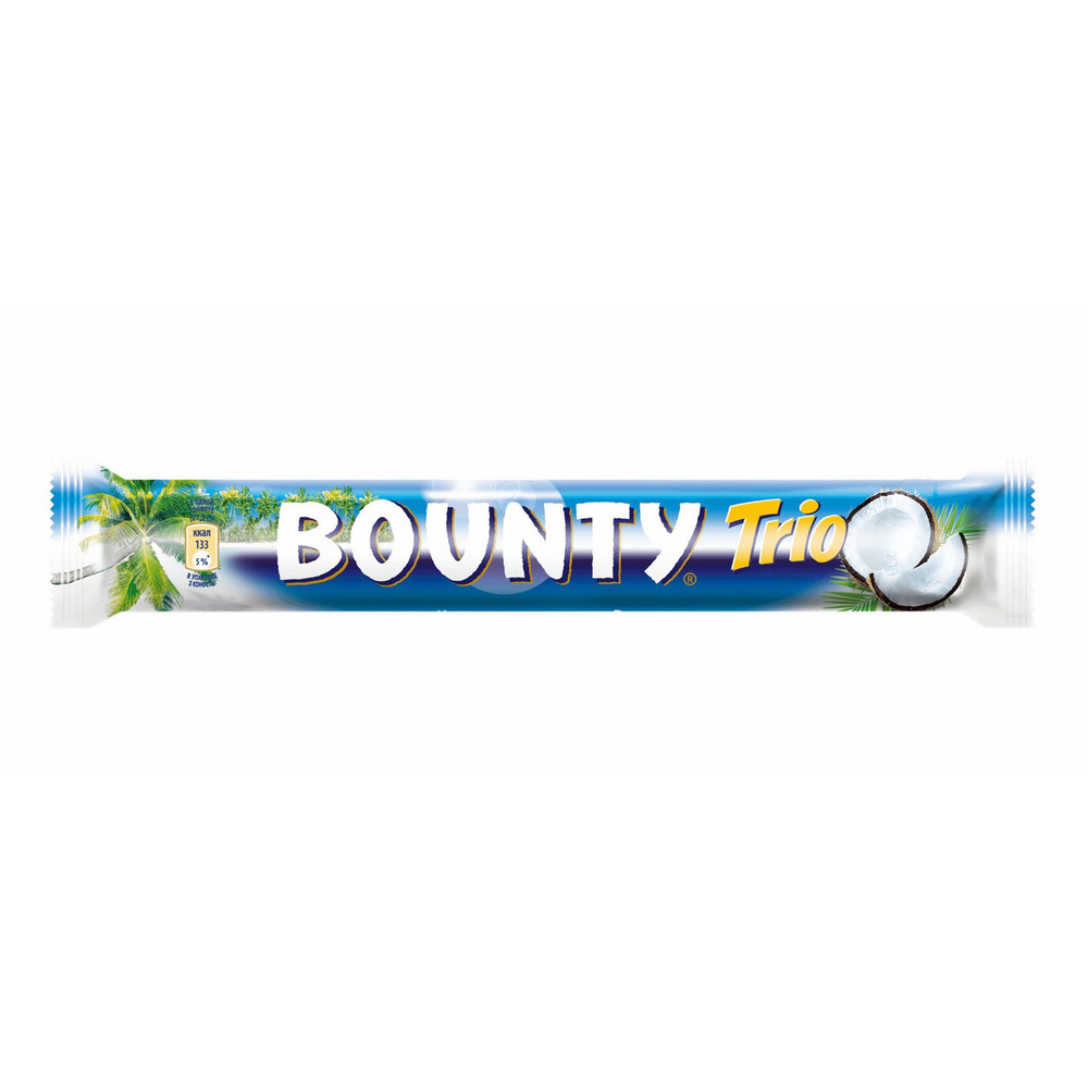 Шоколадный батончик Bounty Trio 82.5 гр*4 шт #1