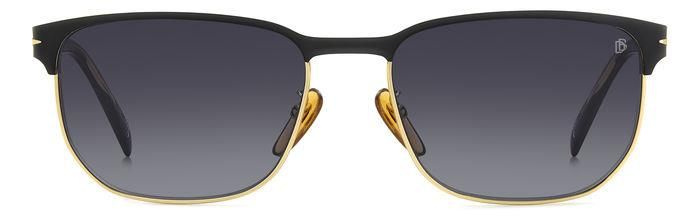 Мужские и женские солнцезащитные очки David Beckham DB 1131/S I46 9O, цвет: черный, цвет линзы: серый, #1