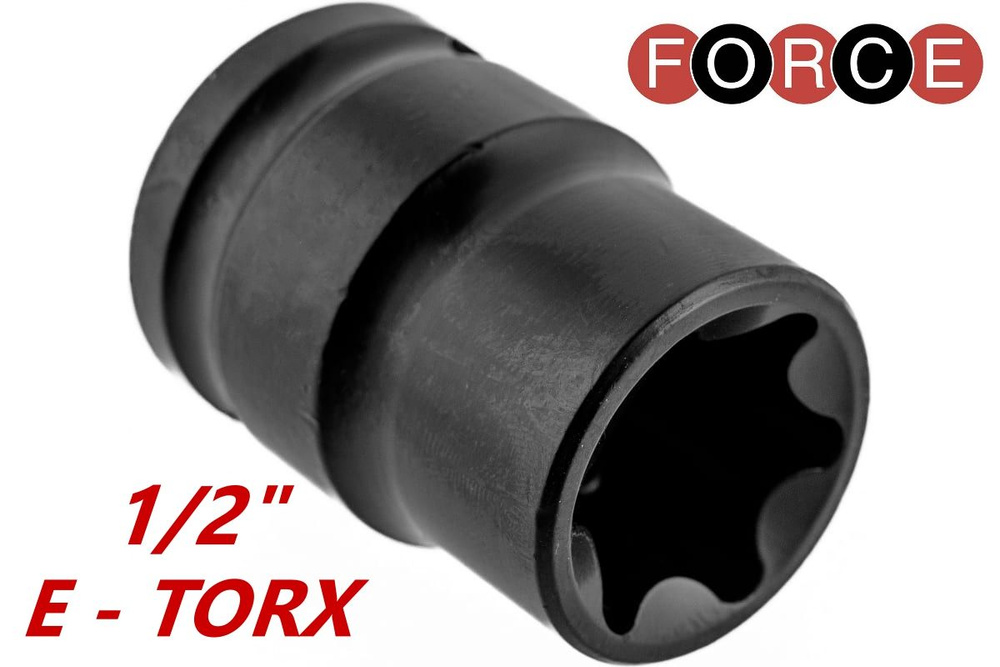 Головка торцевая ударная 1/2" звездочка торкс/TORX Е24 FORCE 44624  #1