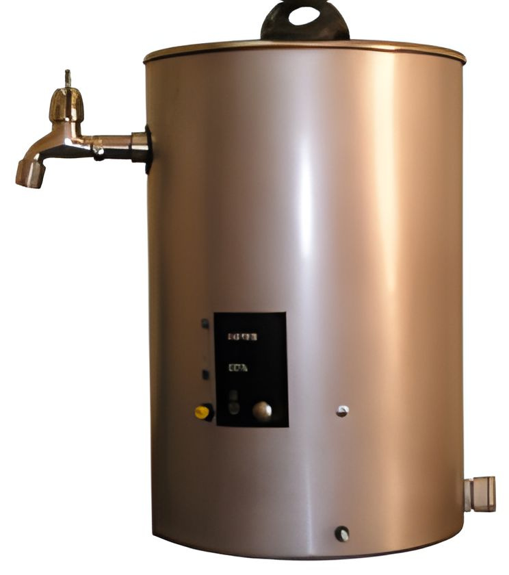 Термопот проточный электрический ДЕБИС КНЭ-25-01, 3 кВт, 25 л/час, подключение к водопроводу, нержавеющая #1