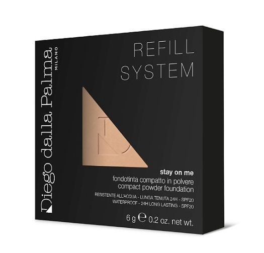 DIEGO DALLA PALMA MILANO Пудра для лица компактная водостойкая Stay On Me Refill System SPF20, № 53 6 #1