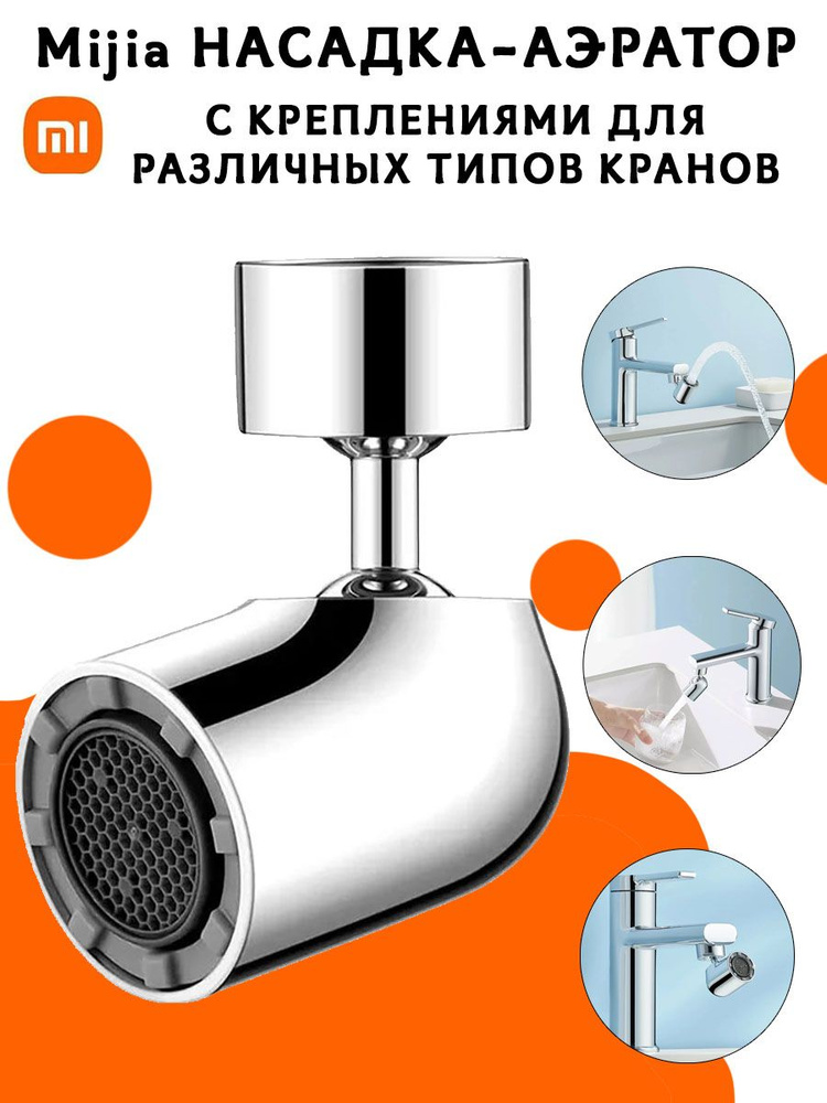 Поворотная насадка-аэратор Mijia Mouthwash Aerator S1 MJSKQPQ01DB #1