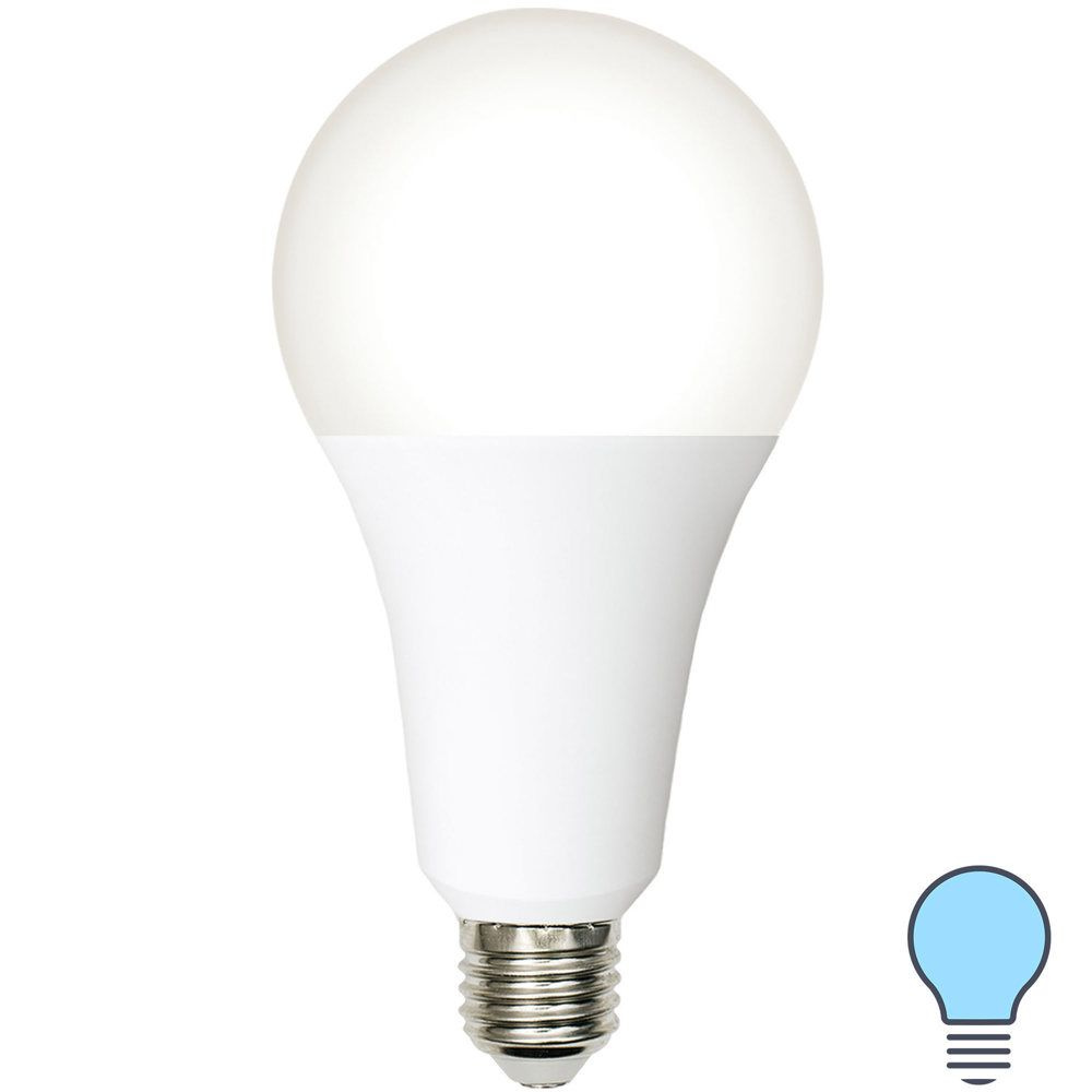 Лампа светодиодная Volpe E27 210-240 В 30 Вт груша матовая 3000 лм холодный белый свет  #1