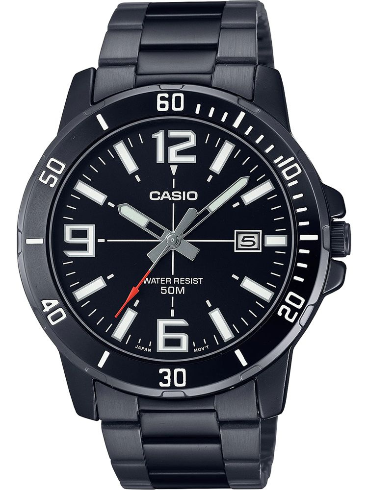 Японские наручные часы Casio MTP-VD01B-1B #1