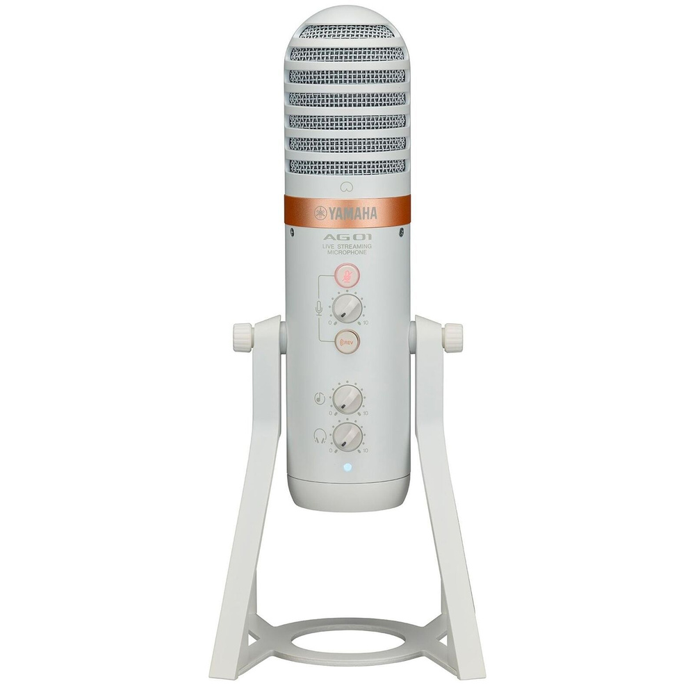 Yamaha Микрофон универсальный USB-микрофон AG01 Streaming Loopback Audio USB Microphone White, белый, #1