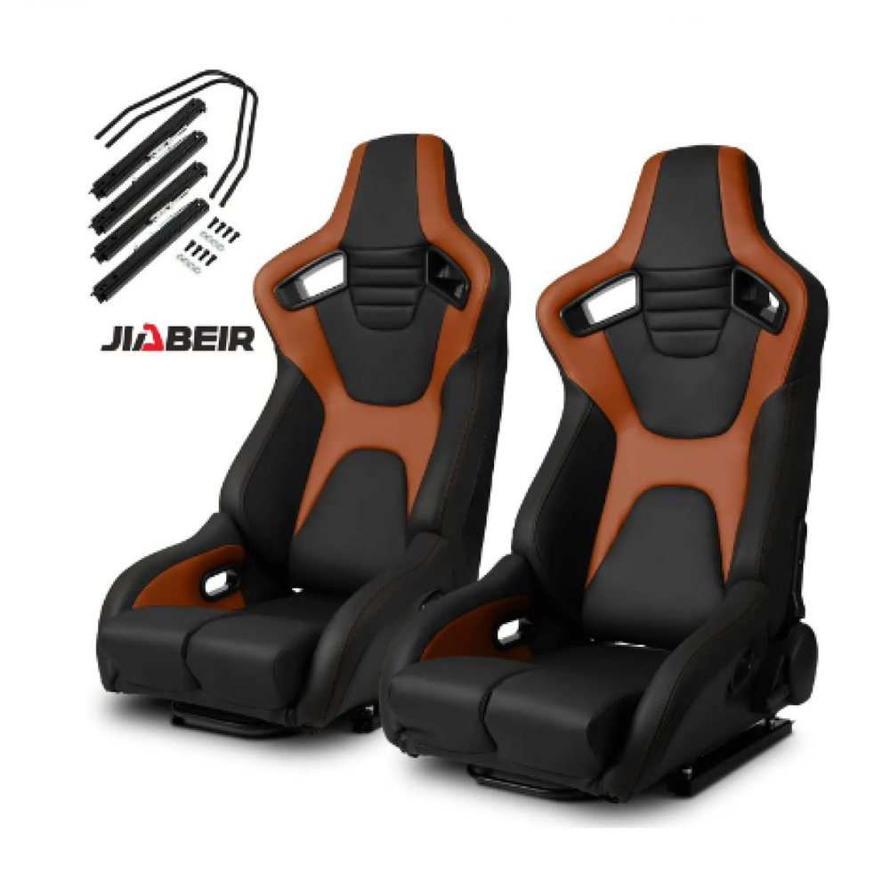 Спортивное гоночное сиденье JBR 1095: Эксклюзивное кожаное исполнение с функцией памяти от Memory Sim #1