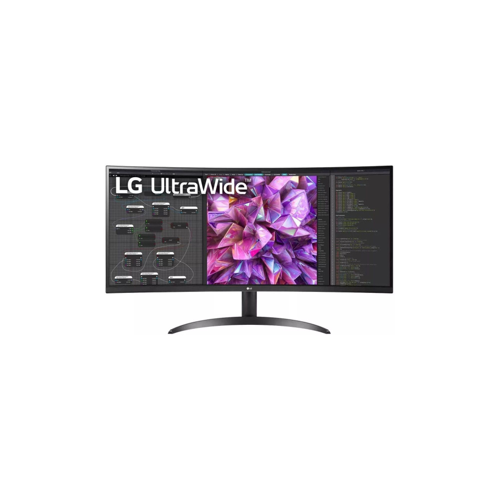 LG 34" Монитор 34WQ60C-B, черный #1