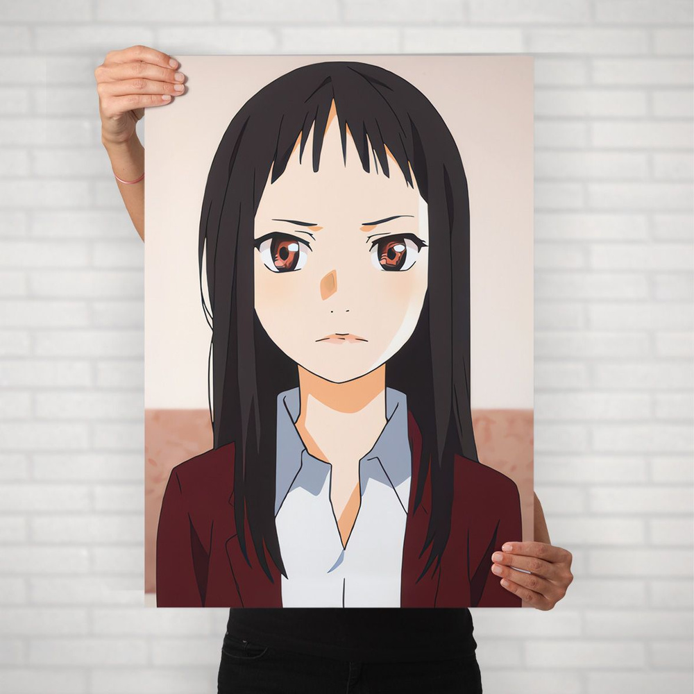 Плакат на стену для интерьера Твоя апрельская ложь (April Lie - Эми Игава 2) - Постер по аниме формата #1