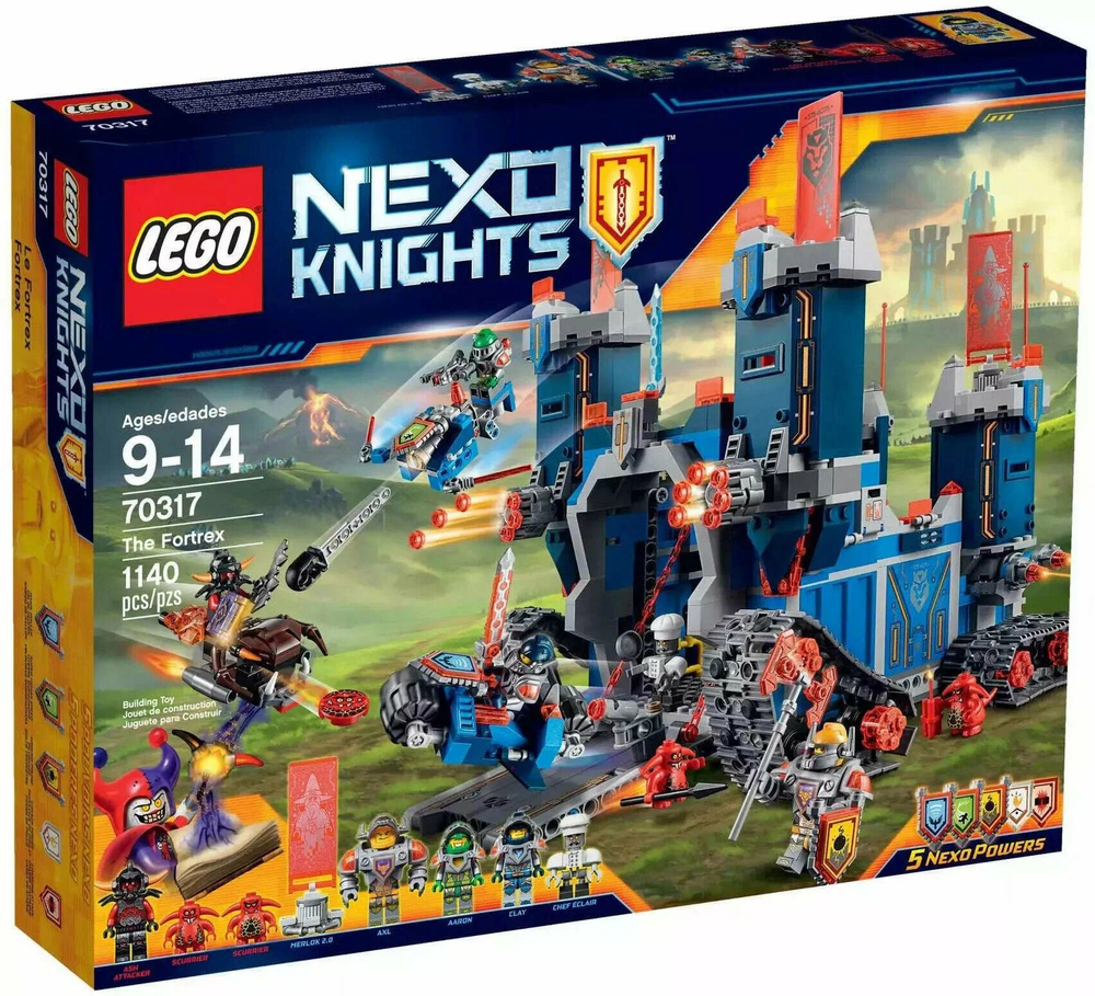 Конструктор LEGO Nexo Knights Фортрекс мобильная крепость 70317/Игровой набор в подарок. Товар уцененный #1