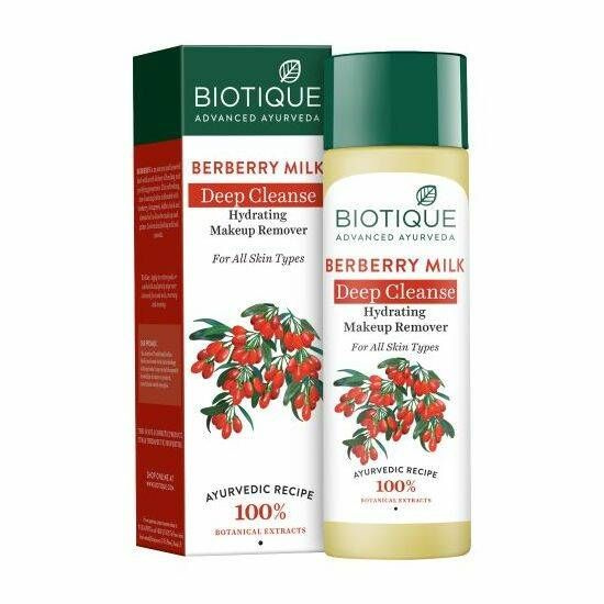 BERBERRY MILK Deep Cleanse, Biotique (БАРБАРИС Глубоко очищающий и Увлажняющий тоник лосьон для лица, #1