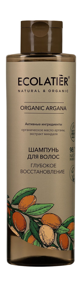 ECOLATIER Шампунь для волос Глубокое восстановление Organic Argana, 250 мл  #1