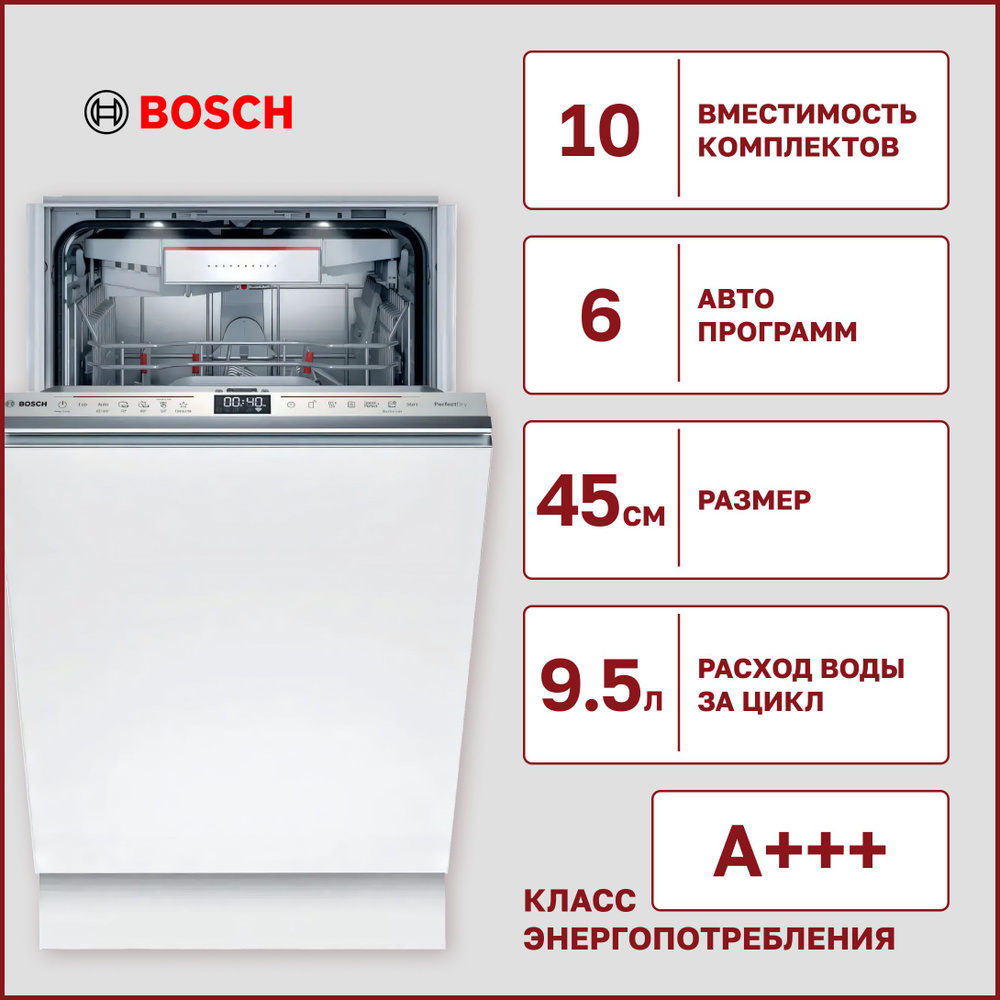 Встраиваемая посудомоечная машина Bosch SPV 6ZMX23E #1