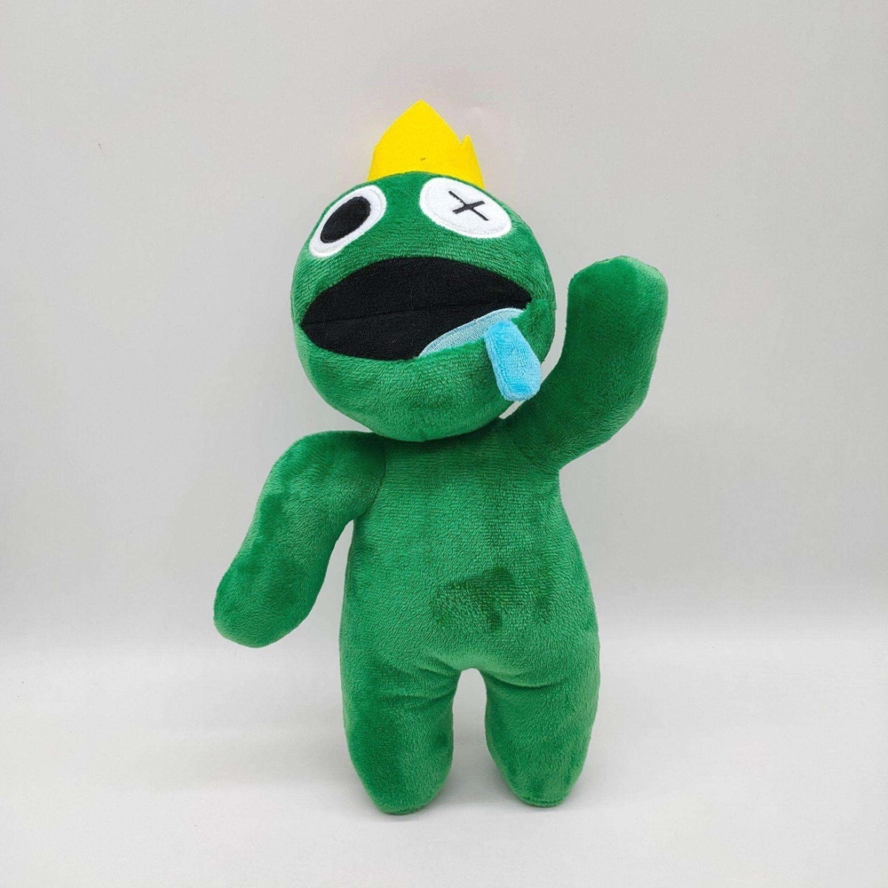 Радужные друзья мягкая игрушка Роблокс, фигурка Roblox rainbow friend, зеленый, 30 см  #1