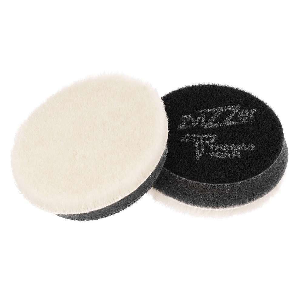 70/15/55 ( 2 шт ) - ZviZZer THERMO WOOL 20mm (DA) - меховой круг, мягкий интерфейс (черный)  #1