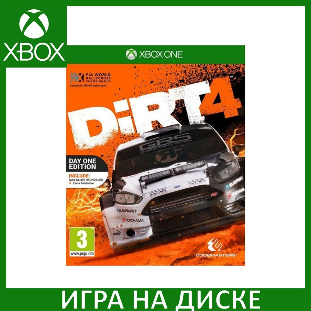 Игра DiRT 4 Day One Xbox One Диск на Xbox One #1