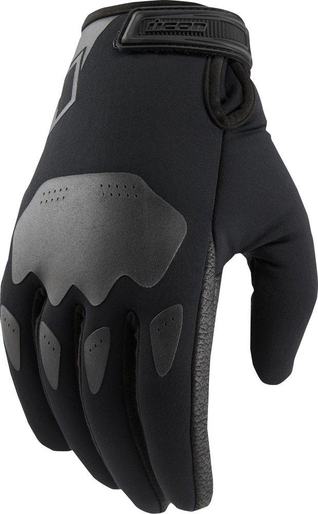 Мотоперчатки ICON Hooligan Insulated CE Gloves (L / Черный) #1