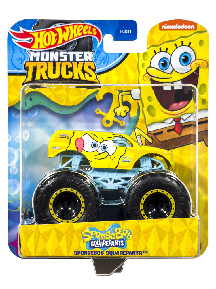 Машинка Hot Wheels Monster Trucks SpongeBob SquarePants #1