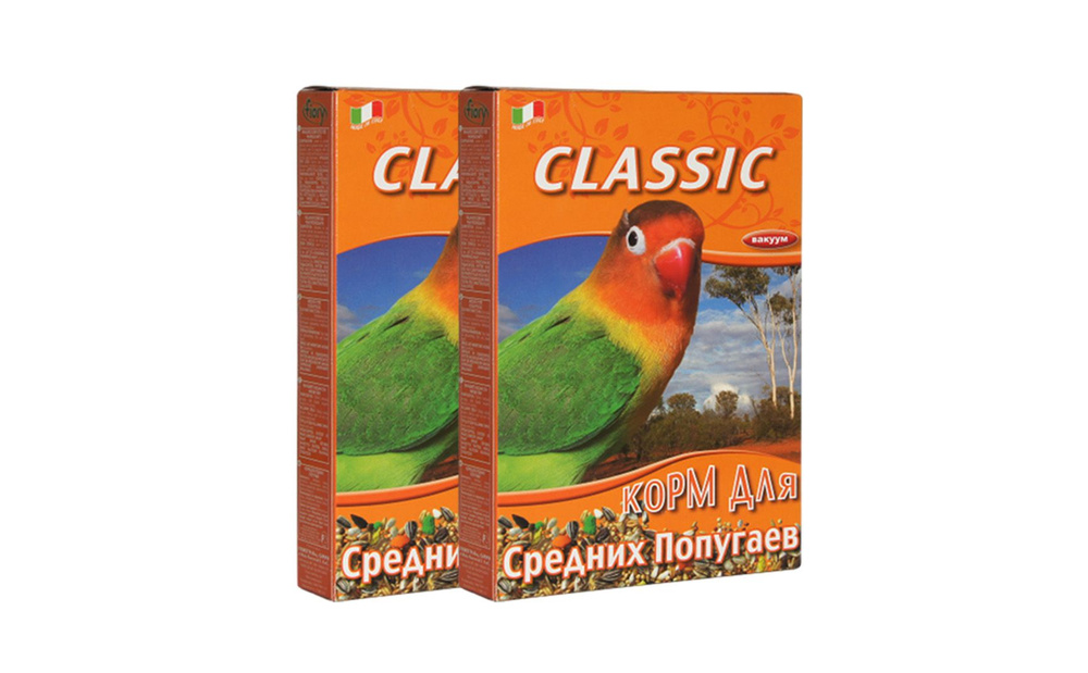 FIORY корм для средних попугаев Classic 400 г х 2 шт. #1