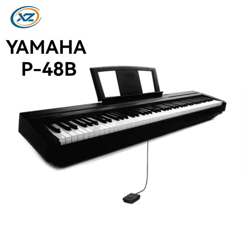 Yamaha P-48B Цифровое пианино / синтезатор yamaha P 48B, P-48 обновленная версия, черное-xf  #1