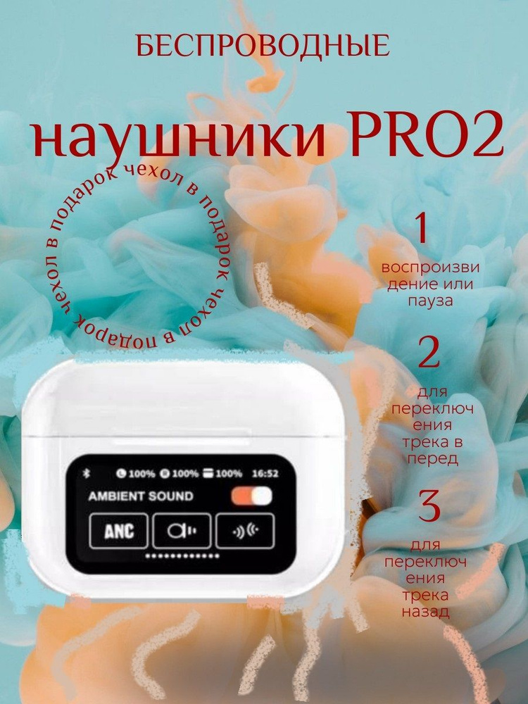 Наушники беспроводные A.Pods Pro 3 с дисплеем #1