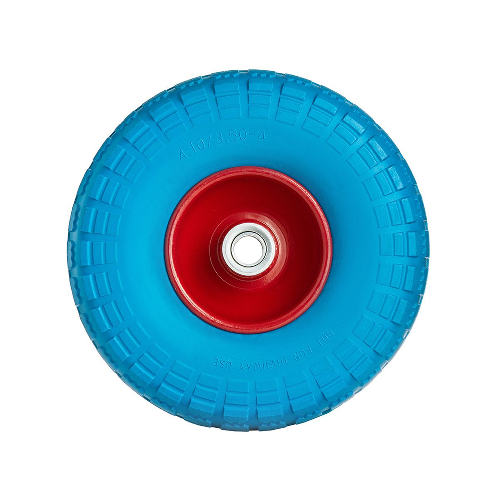 Колесо бескамерное для садовой тачки 3.50-4 диаметр втулки 16 мм, диаметр колеса 260 мм, 1 втулка  #1