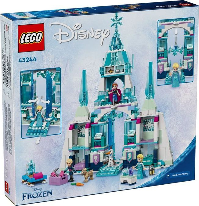 Конструктор LEGO Disney Ледовый дворец Эльзы, 630 деталей, возраст от 6 лет, 43244  #1