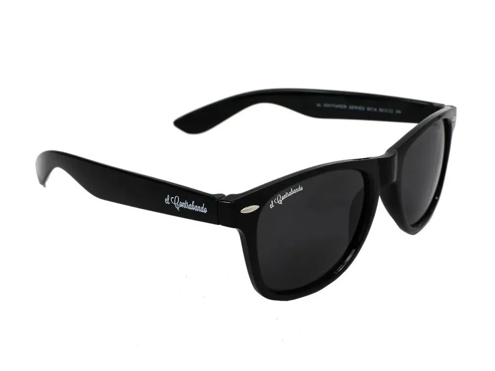 KAR Wayfarer Total Black/ Очки солнцезащитные мужские/ солнцезащитные очки черные / солнечные очки/ очки #1