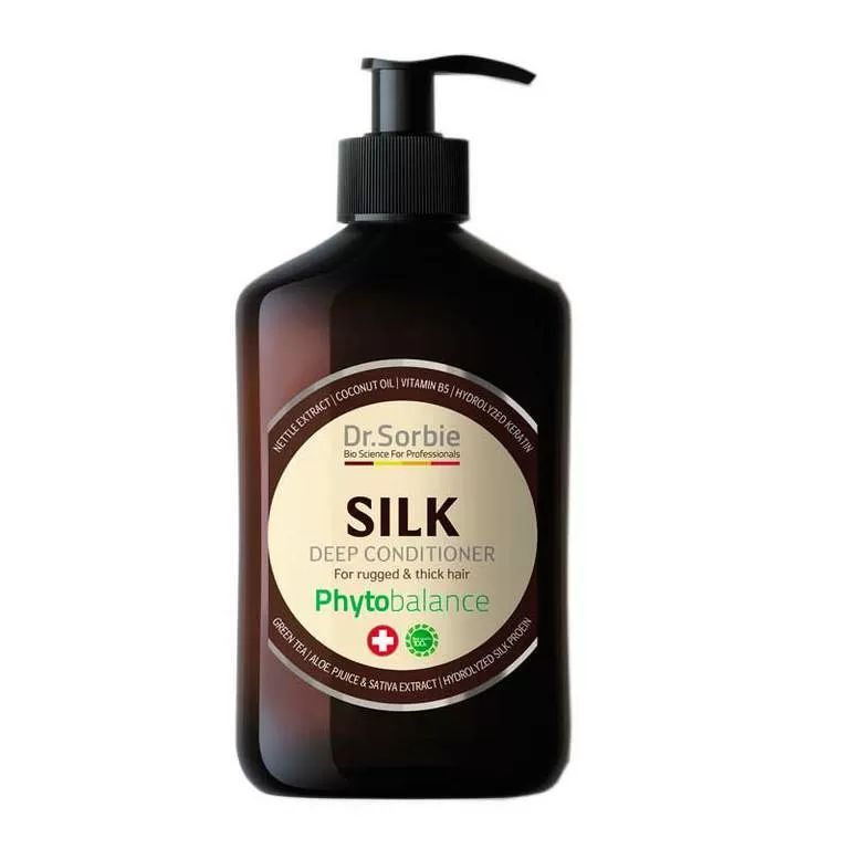 DR.SORBIE Silk Deep Conditioner Кондиционер интенсивный для разглаживания и смягчения волос 400 мл  #1