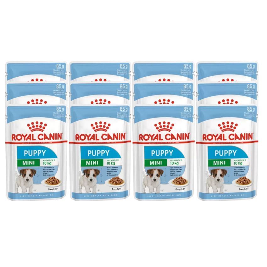 Влажный корм для щенков мелких пород Royal Canin Mini Puppy, 12шт*85гр  #1