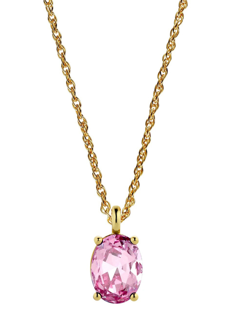 Колье с подвеской BARGA SG LIGHT ROSE DYRBERG/KERN, кристаллы Swarovski #1