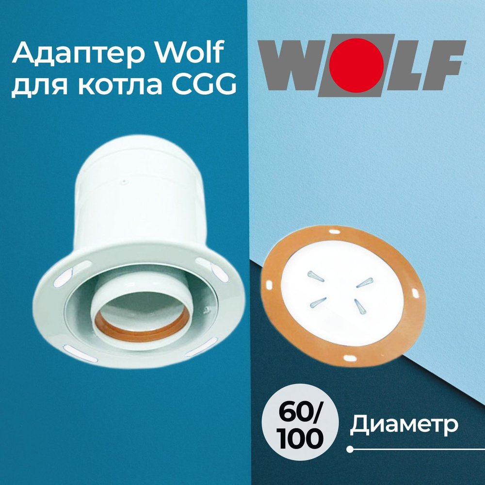 Адаптер Wolf DN60/100 для котла CGG #1