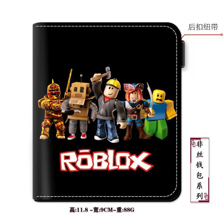 детский кошелек роблокс, кожаный портмоне Roblox, на застёжке  #1
