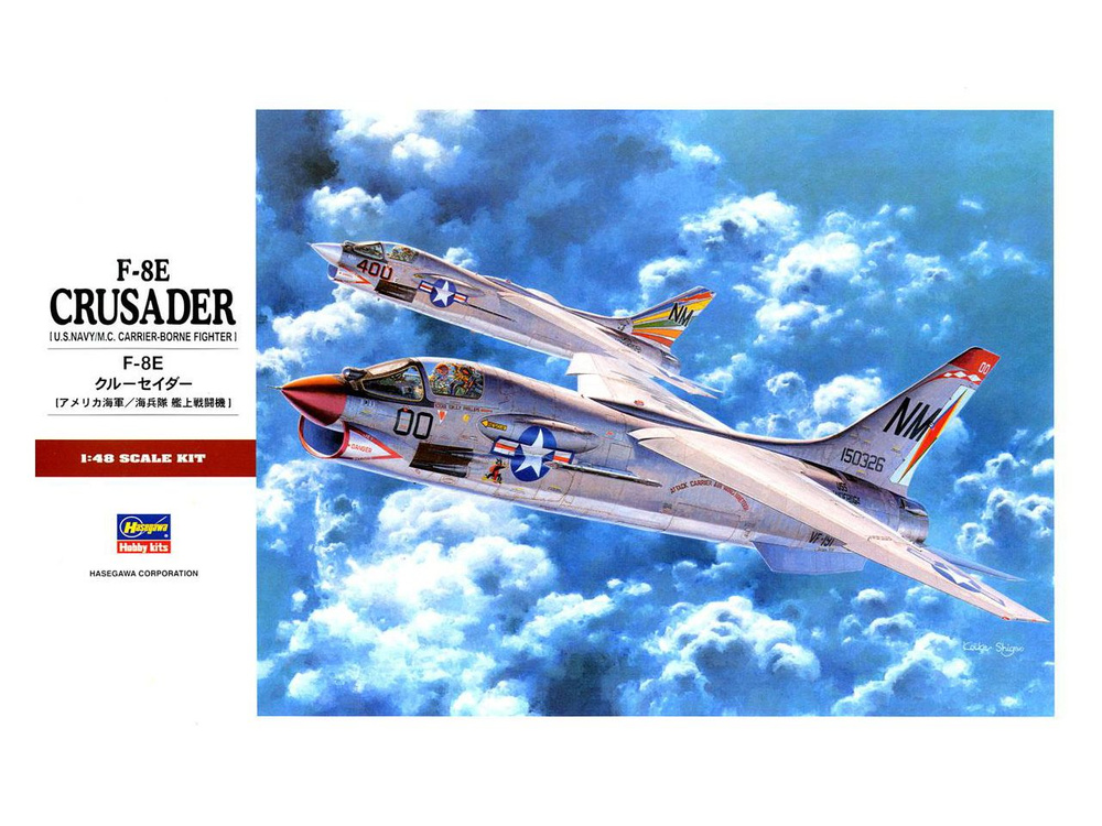 Hasegawa Рт25 Палубный истребитель F-8E Crusader (1:48) Модель для сборки  #1