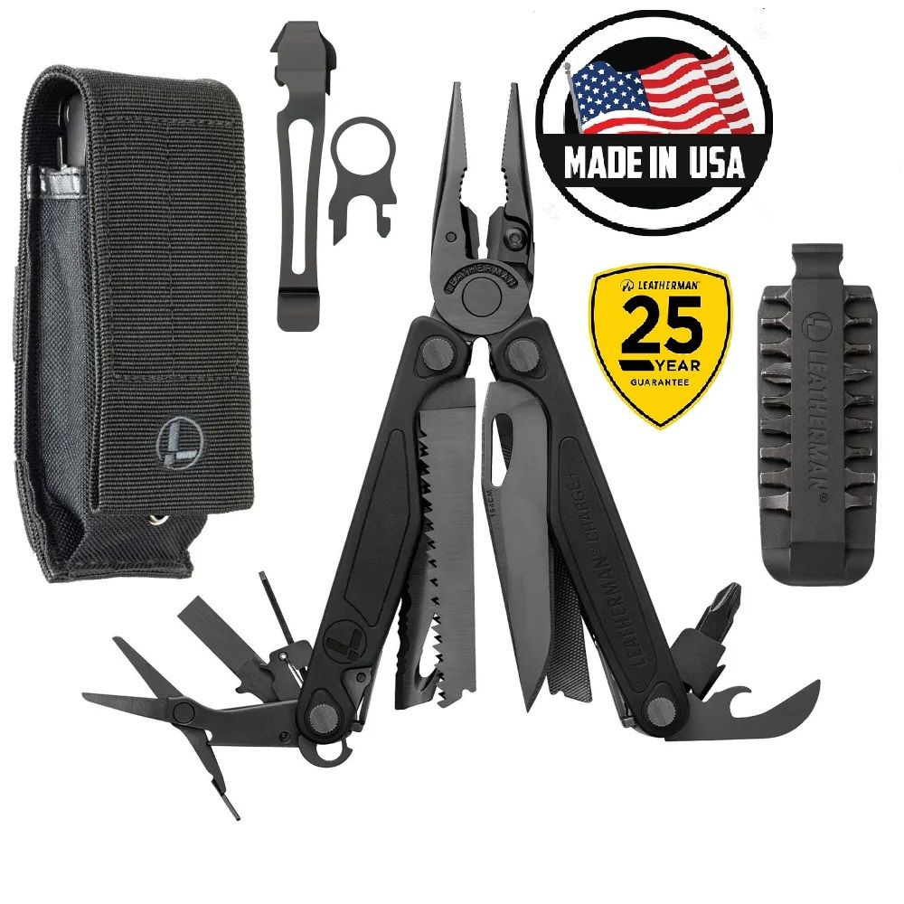 Мультитул LEATHERMAN CHARGE PLUS BLACK #1