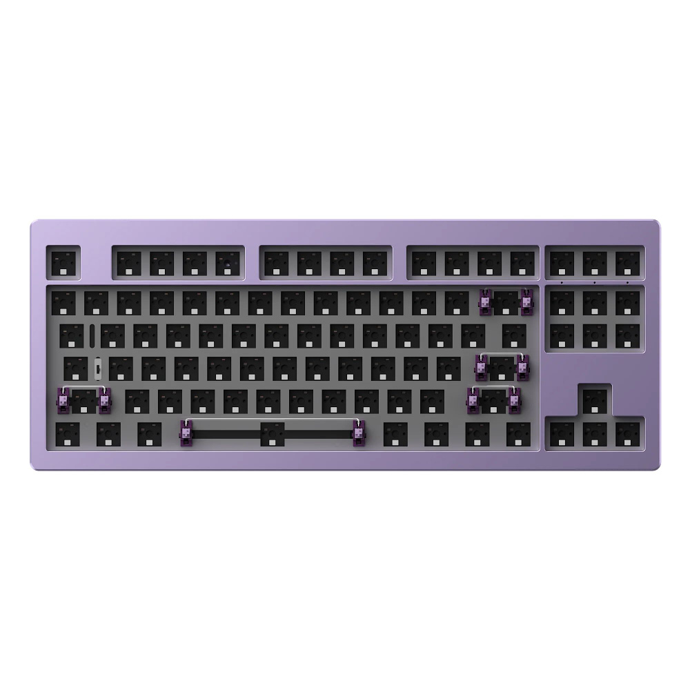 MonsGeek Игровая клавиатура беспроводная M3W DIY Kit Purple, фиолетовый  #1