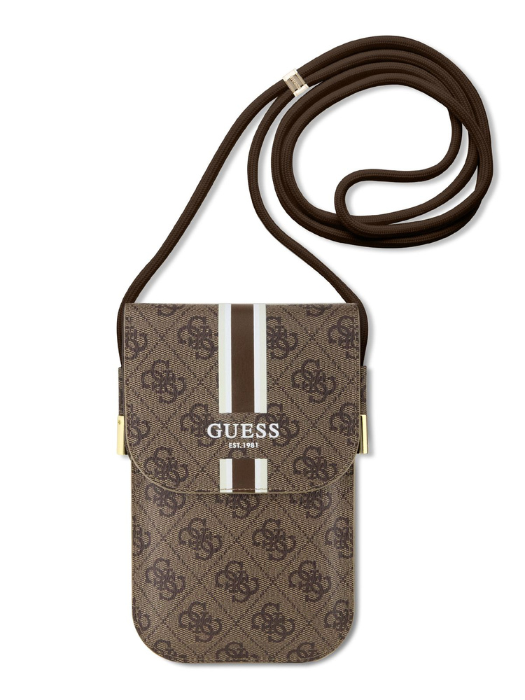 Сумка Guess Wallet Bag кошелек из экокожи, на регулируемом шнурке на шею и через плечо, с картхолдером, #1