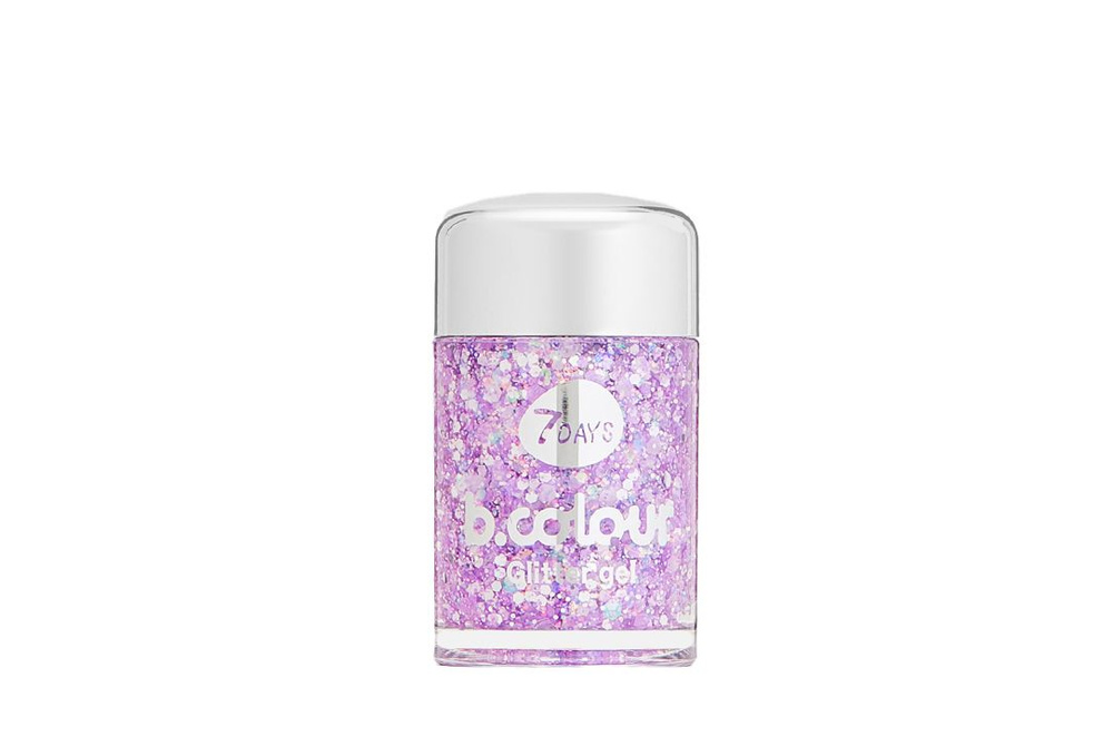 Глиттер для лица и тела 7DAYS Winter Edition Face&body glitter gel #1